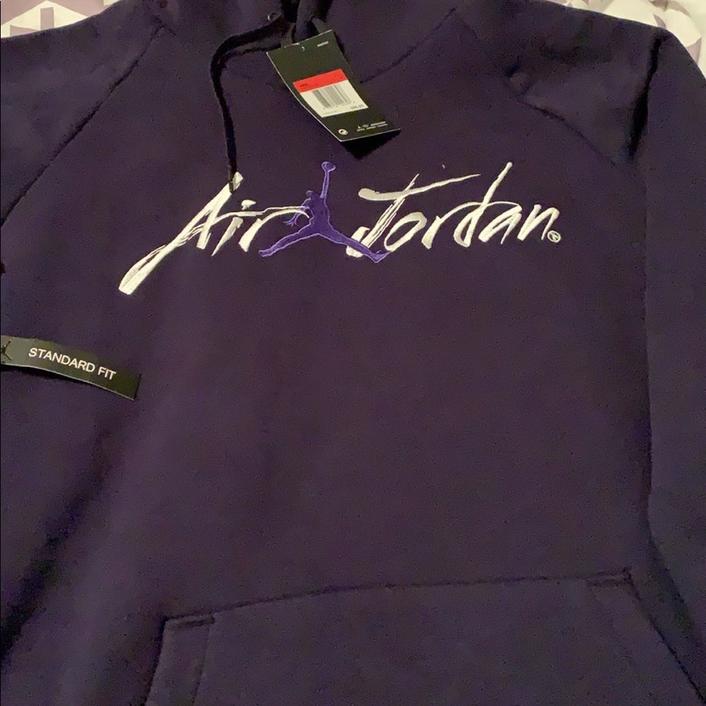 Air Jordan purple sweatshirt